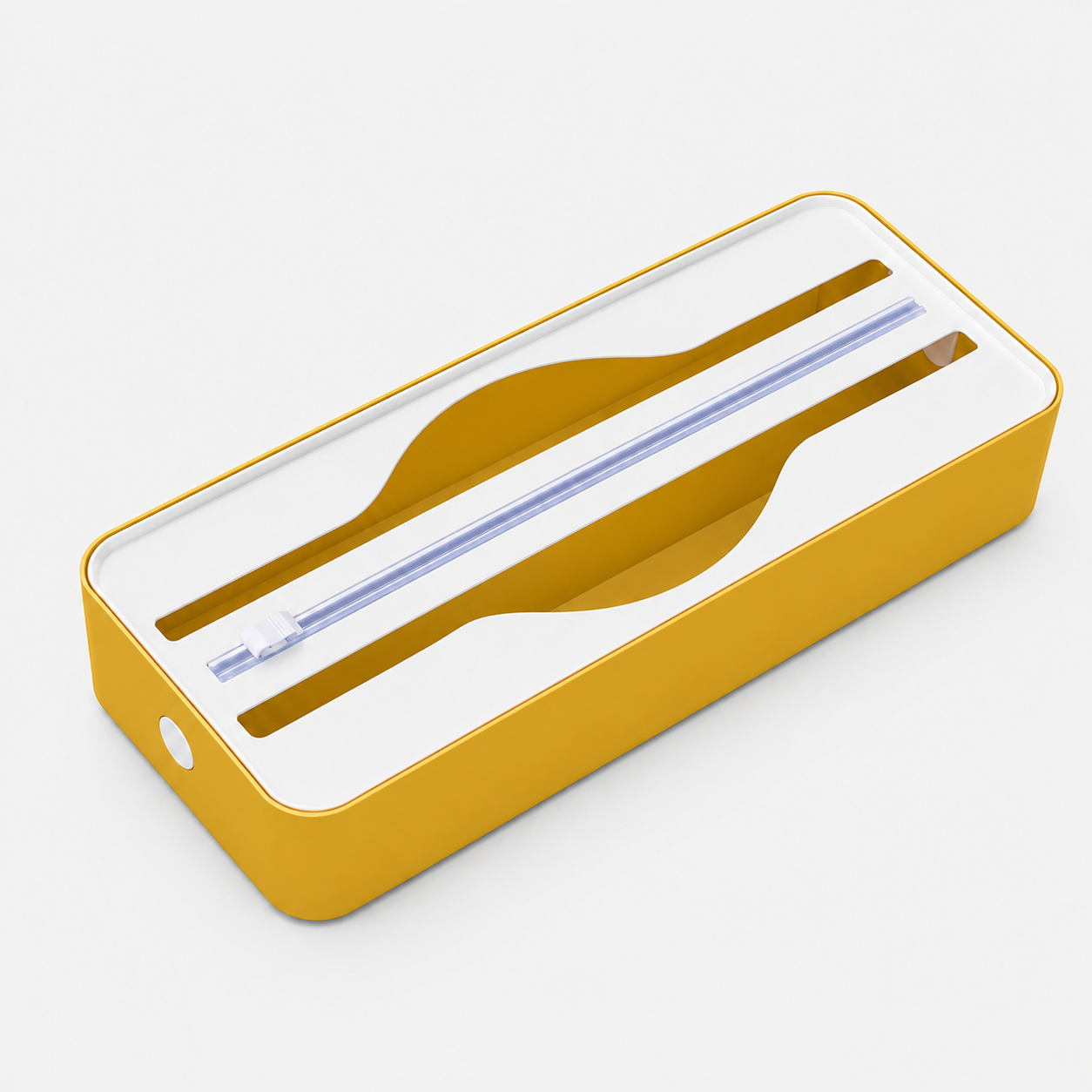 Double Slot Food Wrap Dispenser w/ Cutter